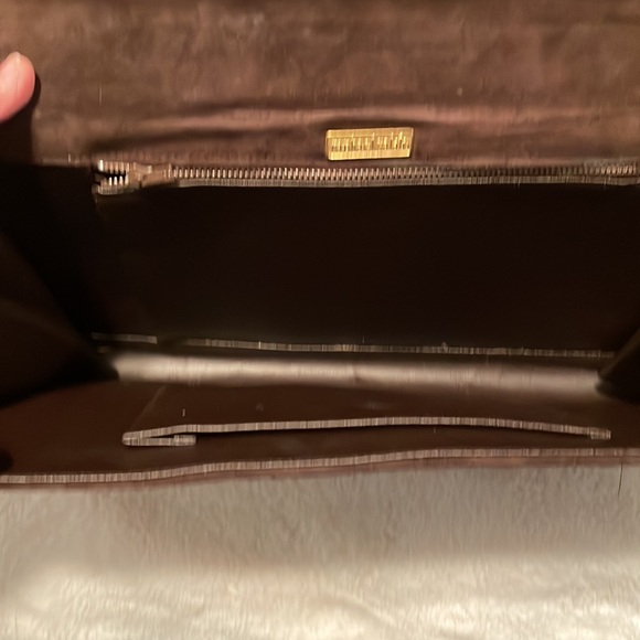 Vintage Raphael Salato suede clutch bag - Picture 9 of 14